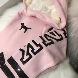 Victoria’s Secret Pink Bling Sherpa Zip up Hoodie